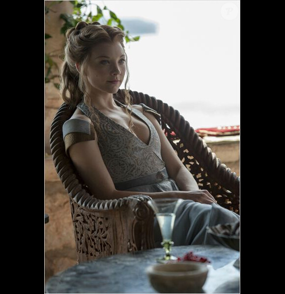 Natalie Dormer dans la saison 4 de "Game of Thrones", printemps 2014.