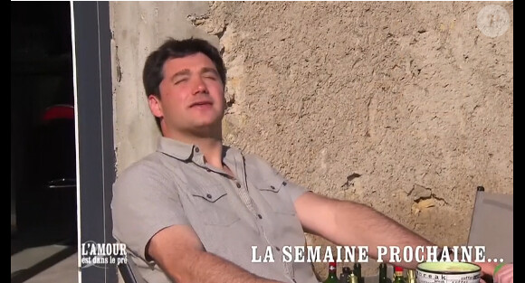 Nicolas dans la bande-annonce de L'amour est dans le pré 2014, le lundi 4 aout 2014 sur M6