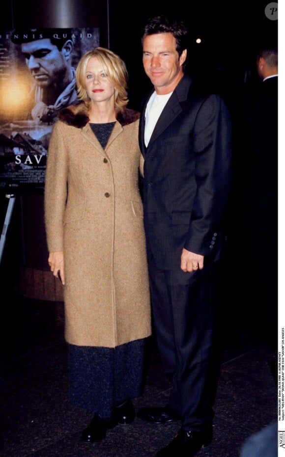 Meg Ryan et Dennis Quaid à Los Angeles en 1998
