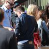Exclusive - Brooklyn Beckham et Chloë Moretz arrivent au Shrine Auditorium à Los Angeles, où se déroule la cérémonie des Teen Choice Awards 2014. Le 10 août 2014.