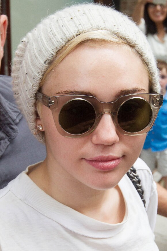 Miley Cyrus dans les rues de New York, le 6 août 2014.