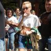 Miley Cyrus dans les rues de New York, le 5 août 2014.