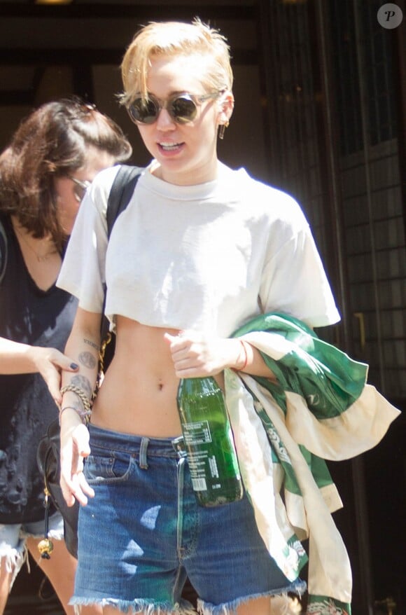 Miley Cyrus à New York, le 5 août 2014.
