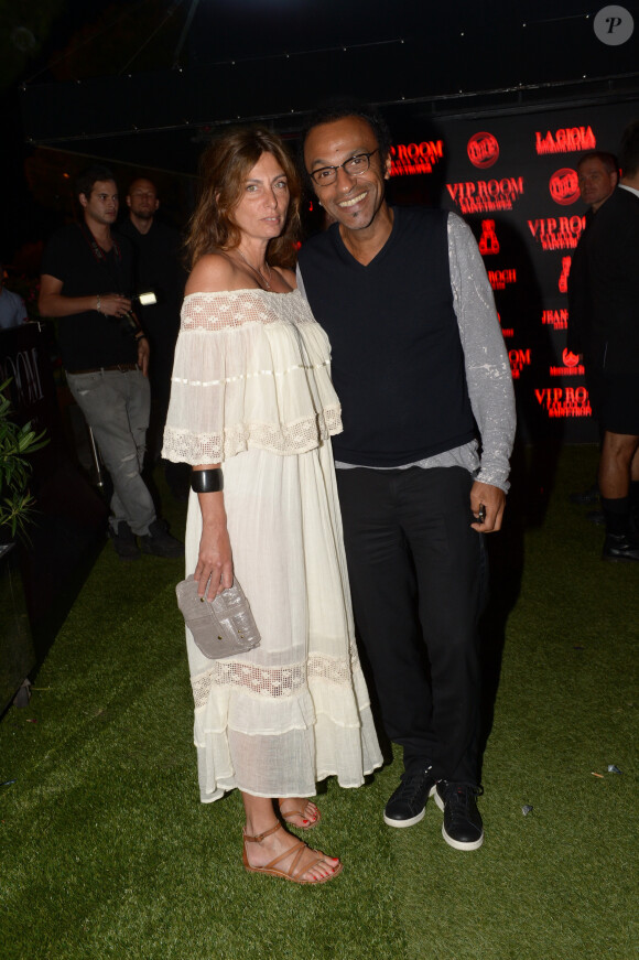 Exclusif - Manu Katché et sa femme à la soirée VIP Room à Saint-Tropez le 5 août 2014.