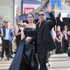 Angelina Jolie et Brad Pitt à l'avant-première du film Maléfique à Hollywood, le 28 mai 2014.