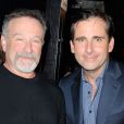  Robin Williams et Steve Carell &agrave; New York le 2 octobre 2010 