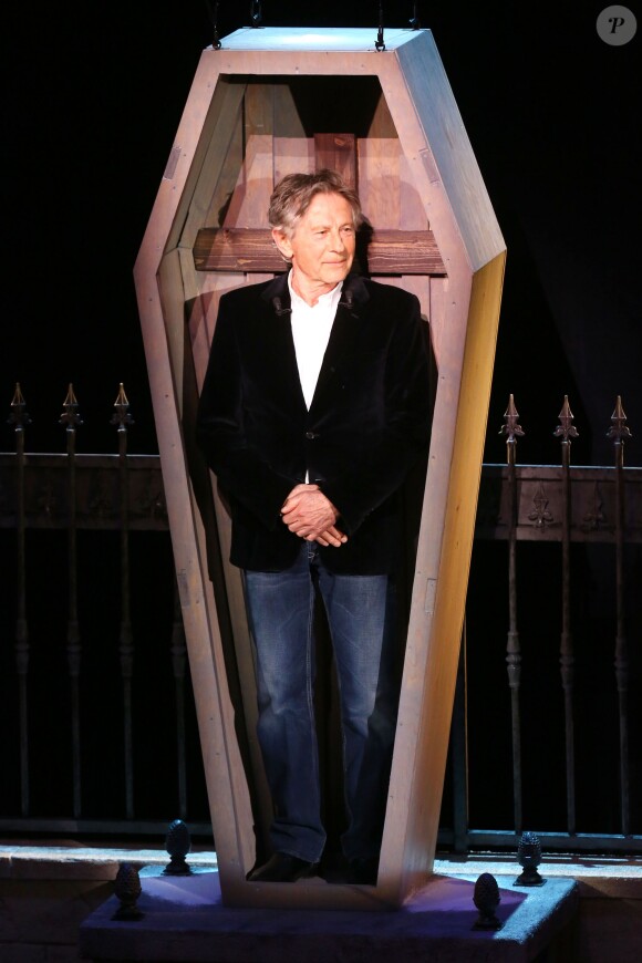 Roman Polanski - Lancement de la comédie musicale "Le Bal des Vampires" au Théâtre Mogador à Paris, le 17 mars 2014. Première le 16 octobre 2014.