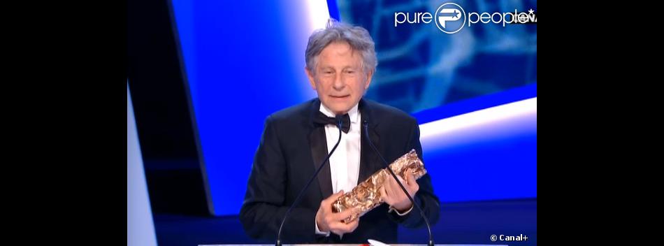 Roman Polanski obtient le César du meilleur réalisateur pour La Vénus à la fourrure le 28 février 2014