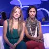 Sara et Leïla dans la quotidienne de Secret Story 8, sur TF1, le mercredi 13 août 2014