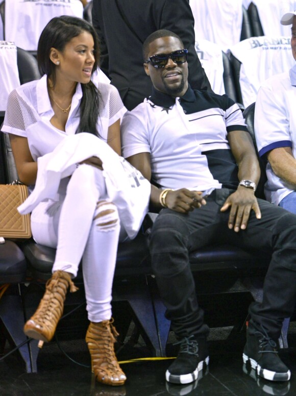 Eniko Parrish et Kevin Hart à Miami, le 26 mai 2014.