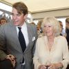 Ben Elliot et sa tante Camilla Parker Bowles en juin 2012 lors du lancement du livre de recettes de Tom Parker Bowles "Let's Eat Recipes From My Kitchen Notebook".