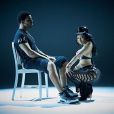  Drake et Nicki Minaj dans le clip d'Anaconda. Ao&ucirc;t 2014. 