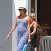 La charmante Stacy Keibler va déjeuner avec une amie à Porta Via Bistro dans le quartier de Beverly Hills, Los Angeles, le 24 juin 2014.