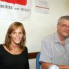 Laure Manaudou et son père Jean-Luc à Amberieu-en-Bugey, le 28 août 2007