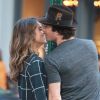 Ian Somerhalder et Nikki Reed, amoureux dans les rues de New York, le 24 août 2014.
