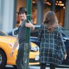 Ian Somerhalder et Nikki Reed se promènent dans les rues de New York, le 24 août 2014.