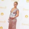 Hayden Panettiere, enceinte, lors de la 66e cérémonie annuelle des Emmy Awards au Nokia Theatre à Los Angeles, le 25 août 2014.