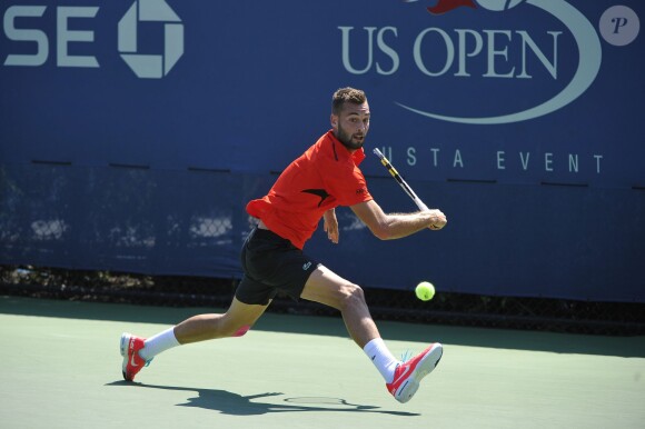 Benoît Paire à Flushing Meadows à l'occasion de sa victoire lors du premier tour de l'US Open, le 25 août 2014
