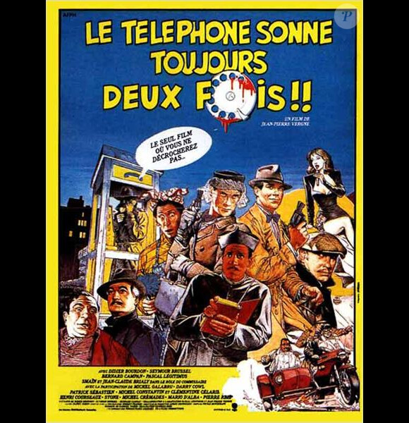 "Le téléphone sonne toujours deux fois" de Jean-Pierre Vergne, avec Les Inconnus, en 1985.