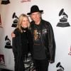 Neil Young et son épouse Pegi à Los Angeles, le 21 janvier 2014. 
