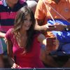 Pauline, la compagne de Benoît Paire, lors du second tour du Français à l'US Open, le 28 août 2014 à l'USTA Billie Jean King National Tennis Center le 28 août 2014 à New York