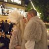 Jessica Simpson et Evan Ross lors de leur fête de fiançailles, le 27 mars 2014