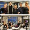 Joan Rivers entourée des chroniqueurs de l'émission Fashion Police, Kelly Osbourne, Giuliana Rancic et George Kotsiopoulos, le 26 août 2014