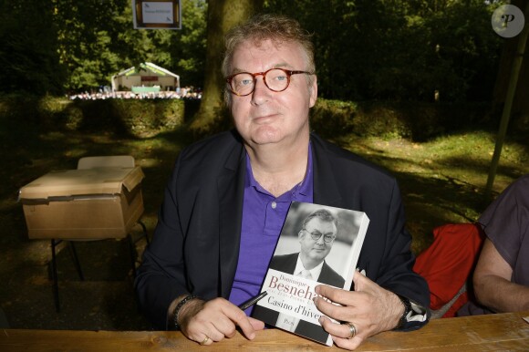 Dominique Besnehard - 19ème édition de "La Forêt des livres" à Chanceaux-près-Loches, le 31 août 2014.