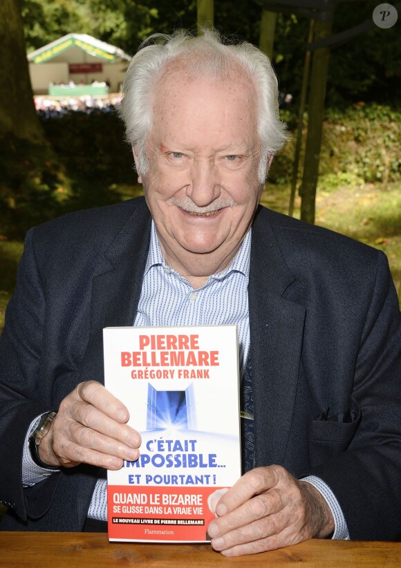 Pierre Bellemare - 19ème édition de "La Forêt des livres" à Chanceaux-près-Loches, le 31 août 2014.