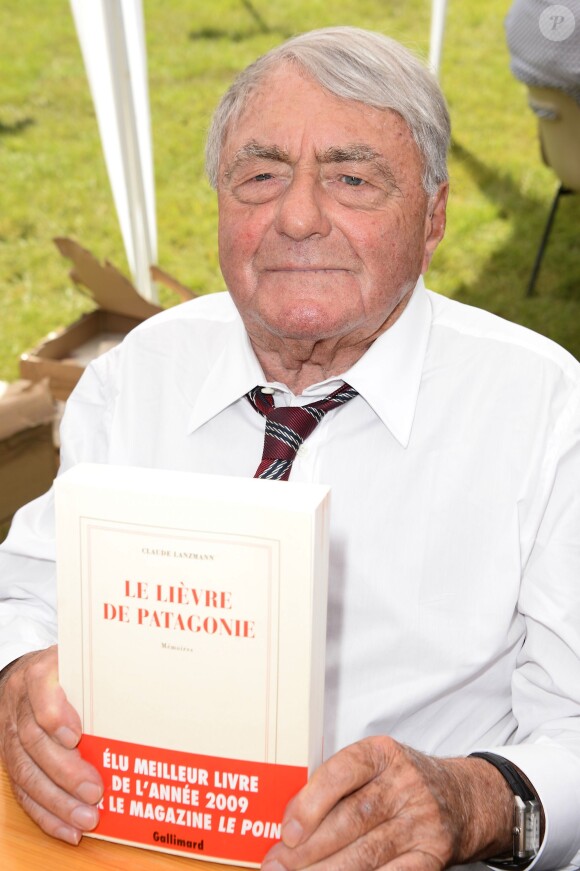 Claude Lanzmann - 19ème édition de "La Forêt des livres" à Chanceaux-près-Loches, le 31 août 2014.