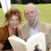 Jean-Pierre Marielle et sa femme Agathe Natanson - 19ème édition de "La Forêt des livres" à Chanceaux-près-Loches, le 31 août 2014.