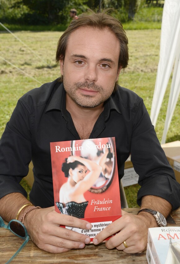 Romain Sardou - 19ème édition de "La Forêt des livres" à Chanceaux-près-Loches, le 31 août 2014.