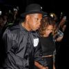 Jay-Z et Beyonce Knowles lors du deuxième jour du festival Budweiser Made In America Festival. Los Angeles, le 31 août 2014.