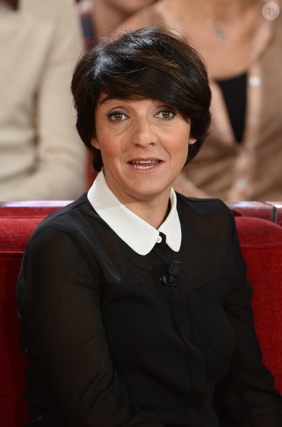 Florence Foresti à l'enregistrement de l'émission "Vivement dimanche" à Paris, le 6 novembre 2013.