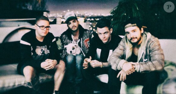 Les membres de Tokio Hotel, le 14 mars 2014