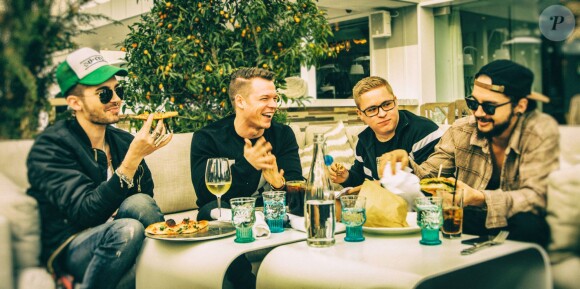 Le groupe Tokio Hotel, le 4 mars 2014
