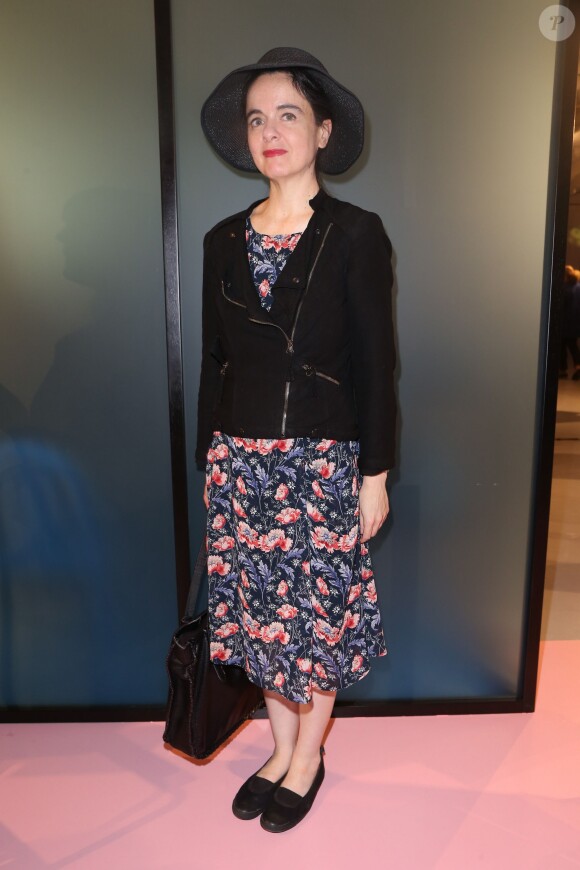 Amélie Nothomb - Exposition "Japon Rive Gauche" au Bon Marché à Paris le 2 septembre 2014