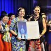 La princesse Victoria de Suède a remis le 3 septembre 2014 le Stockholm Junior Water Prize à la Canadienne Hayley Todesco lors d'une cérémonie au Grand Hotel de Stockholm.
