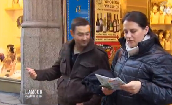 Aurélie et Thierry - "L'amour est dans le pré 2014" sur M6. Emission du 1er septembre 2014.
