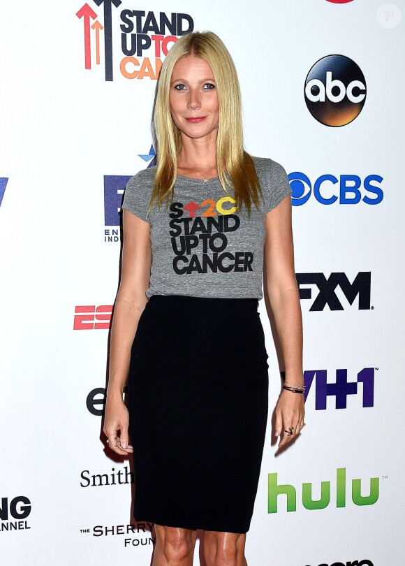 Gwyneth Paltrow lors de la soirée de charité Stand Up To Cancer (SU2C) au Dolby Theatre de Los Angeles, le 5 septembre 2014.