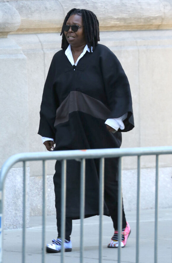 Whoopi Goldberg - Obsèques de Joan Rivers au Temple Emanu-El à New York, le 7 septembre 2014.