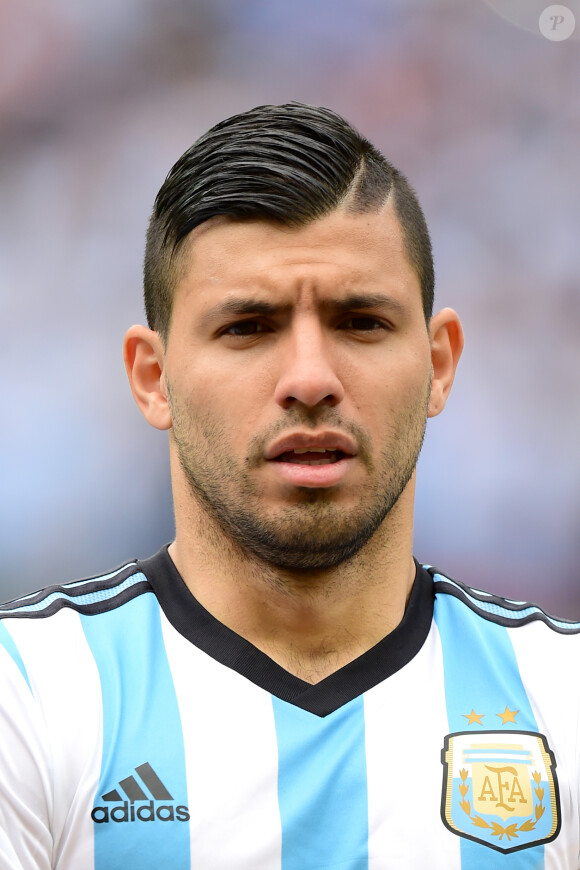 Sergio Agüero à Porto Alegre, le 25 juin 2014.