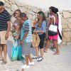 Beyoncé, Jay Z et Tina Knowles en vacances aux îles de Lerins. Cannes, le 8 septembre 2014.