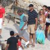 Beyoncé, Jay Z et Tina Knowles en vacances aux îles de Lerins. Cannes, le 8 septembre 2014.