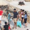 Beyoncé, Jay Z et Tina Knowles, en vacances aux îles de Lerins, retournent à bord de leur yacht. Cannes, le 8 septembre 2014.