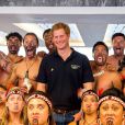  Le prince Harry rencontre la délégation néo-zélandaise pour les Invictus Games à la Maison de la Nouvelle-Zélande à Londres, le 8 septembre 2014 