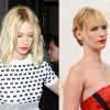 January Jones succombe à la frange cette rentrée 2014. (photos : juin et août 2014)