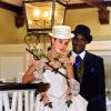 Reeva Steenkamp, lors d'un salon du mariage à Port Elizabeth en 1999