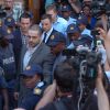 Oscar Pistorius à la sortie du tribunal de Pretoria, le 11 septembre 2014