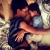 Leonor Varela et son fils Matteo sur Instagram, le 21 août 2014.